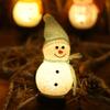 Christmas snowman ground mounted solar outdoor waterproof lawn light courtyard festive atmosphere decoration warm night light