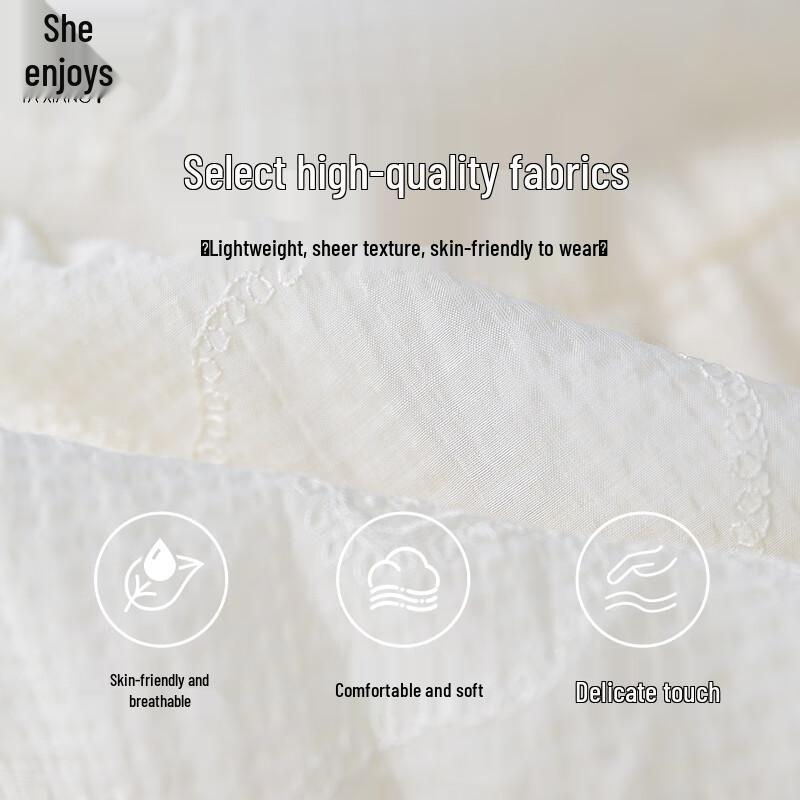 Women's Short Sleeve White A-Line Chiffon Midi Dress