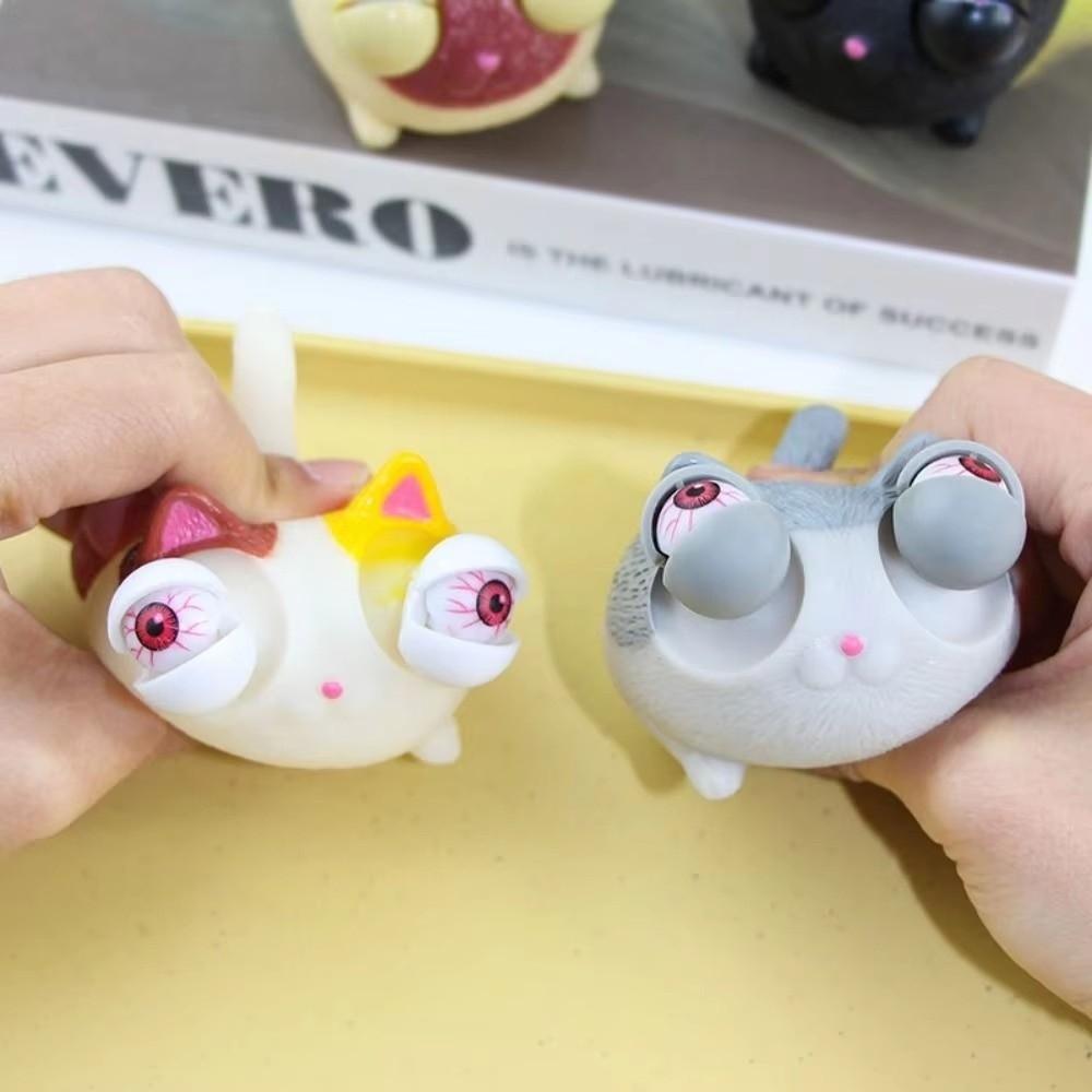 Angry Cat Style Angry Cat Squeeze Toy TPR Stress Relief Toys New Novelty Cat Toy For Adults