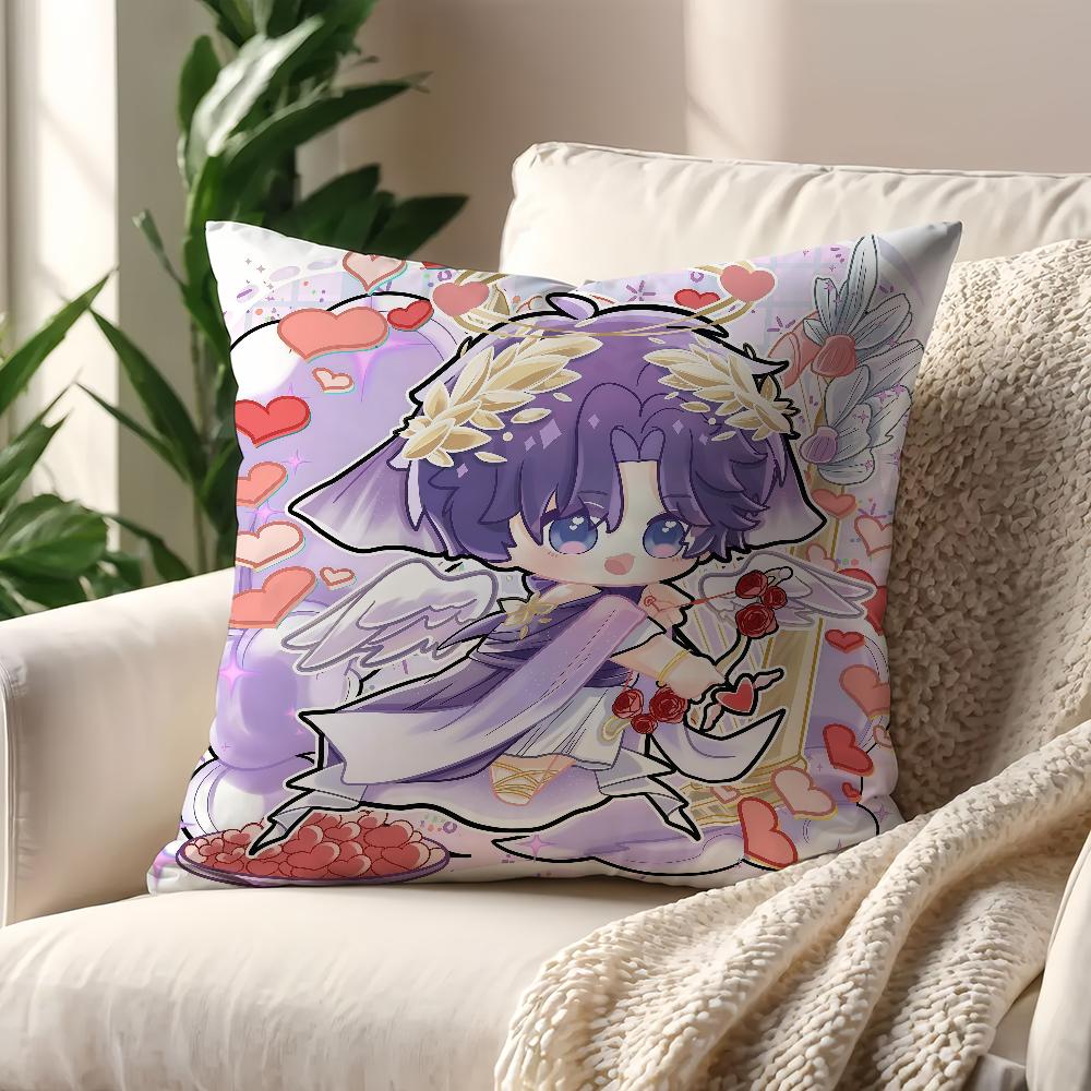 Spiel Love and Deepspace Himmlische Gottheit Kissenbezug Kissenbezug Dekoration Zimmer Zuhause Sofa Wohnen Büro Auto Nordische Schlichtheit