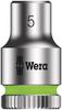 WERA Drive Socket Wrench Set with Storage Set 005400 1/4" Rail, 9-Piece 5-13,