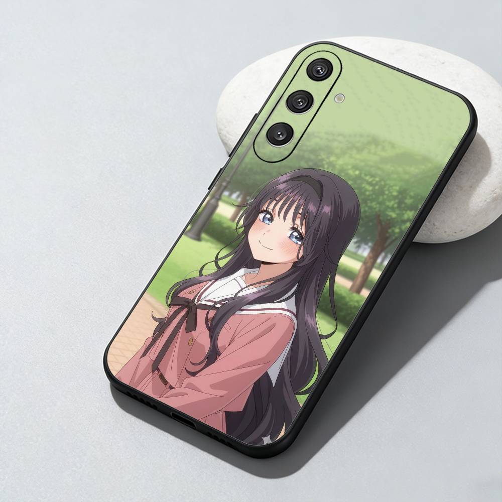 W-Waguri k-Kaoruko Anime Phone Case For Samsung Galaxy A73,A72,A71,A70,A52,A51 Others Soft Black Cover