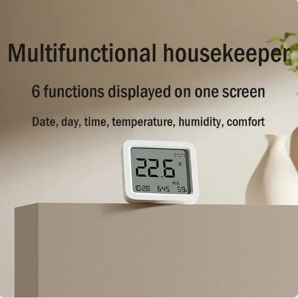 Xiaomi Mijia Smart LCD Bluetooth Thermometer 3 Wireless Electric Digital Hygrometer Temperature Humidity Sensor With Mi Home APP