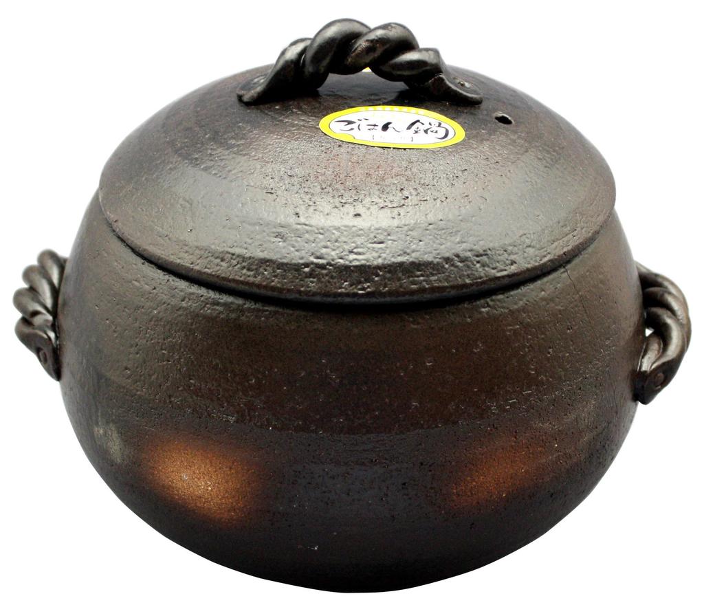 Banko Ware Rice Cooker, 5-cup Capacity, Daruma Shape, 09042