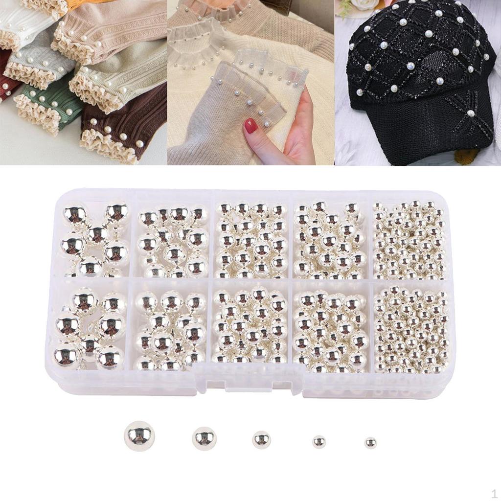 , Loose Beads Home Decor DIY Supplies No Hole Undrilled for Bead Setting Machine Crafts