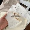 Ladies' Spring and Summer Little Bear Invisible Ice Silk 10A Antibacterial Modal Mid Waist Briefs