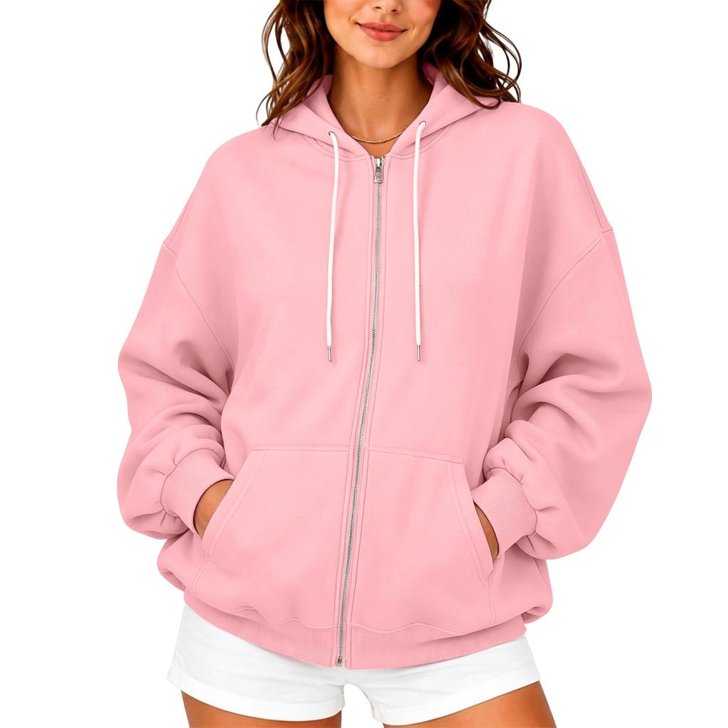 Women's Fall Casual Cozy Cardigan - Flattering Relaxed Fit Long Sleeve Knit Top for Everyday Wear