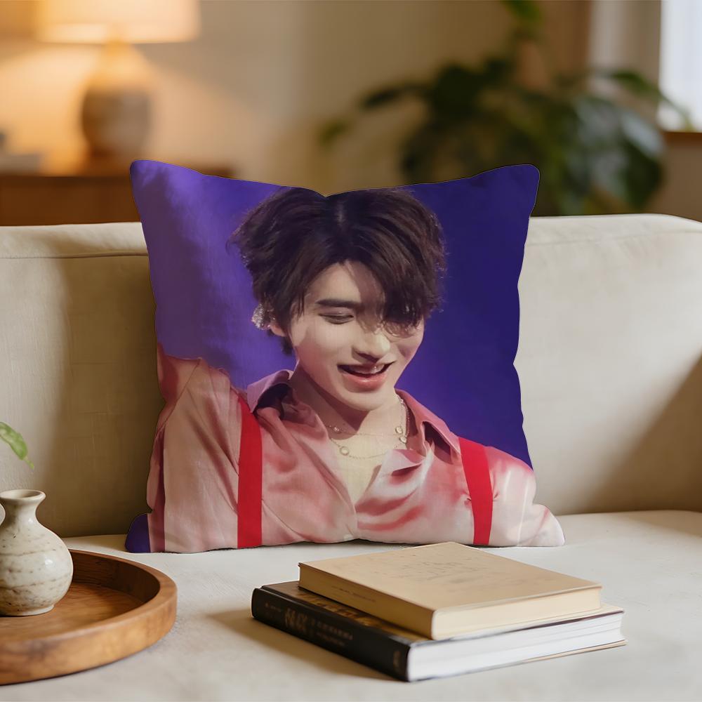 

Hot Singer Cai XuKun Ikun Cushion Cover Short plush pillowcase for bed sofa carwashable 30x30cm