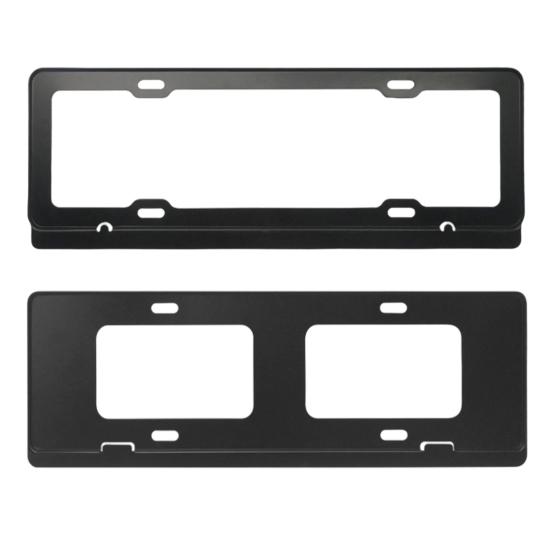 Aluminum Alloy License Plate Frame with Screws Universal Easy To Install Car Front Rear License Plate Holder
