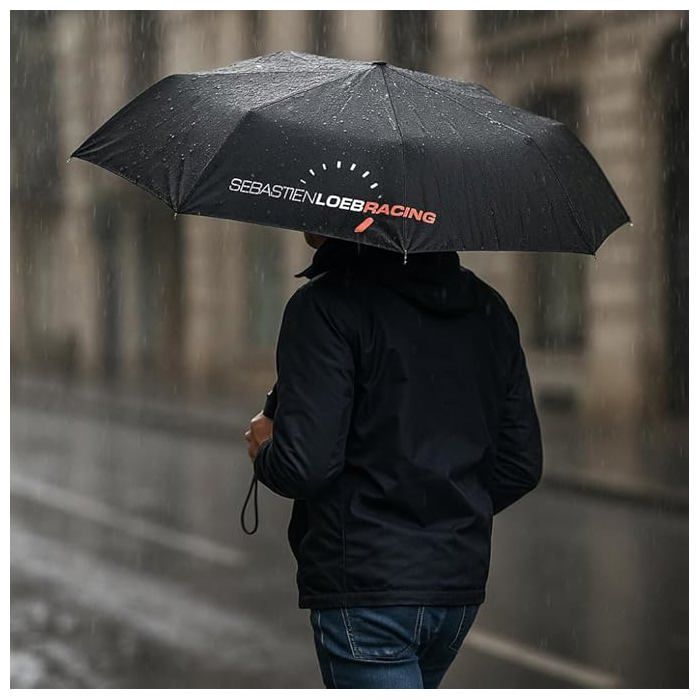 Paraply - SEBASTIEN LOEB RACING - Automatisk Sammenleggbar - 32 cm - Vindtett - Vannavstøtende Stoff