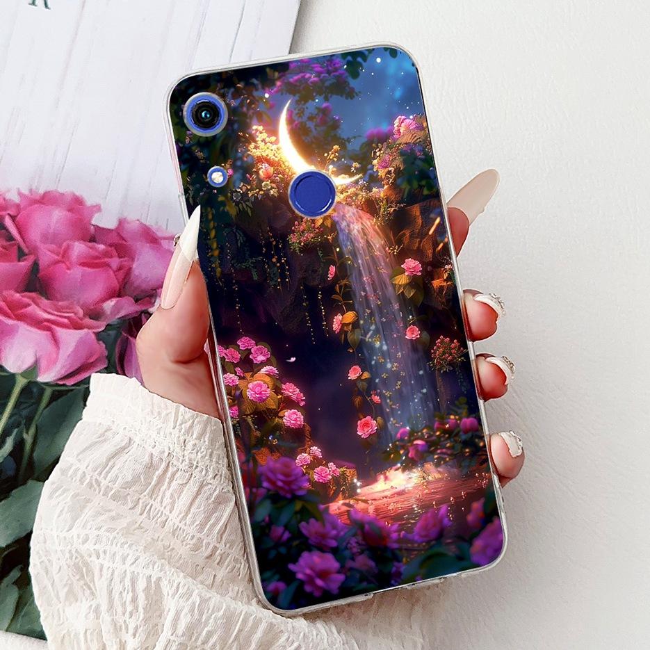 For Huawei Honor 8A Prime Case JAT-LX1 Cute Cat Butterfly Painted Cover Soft Silicone Case For Honor 8C 8X Honor8C Honor8X Shell