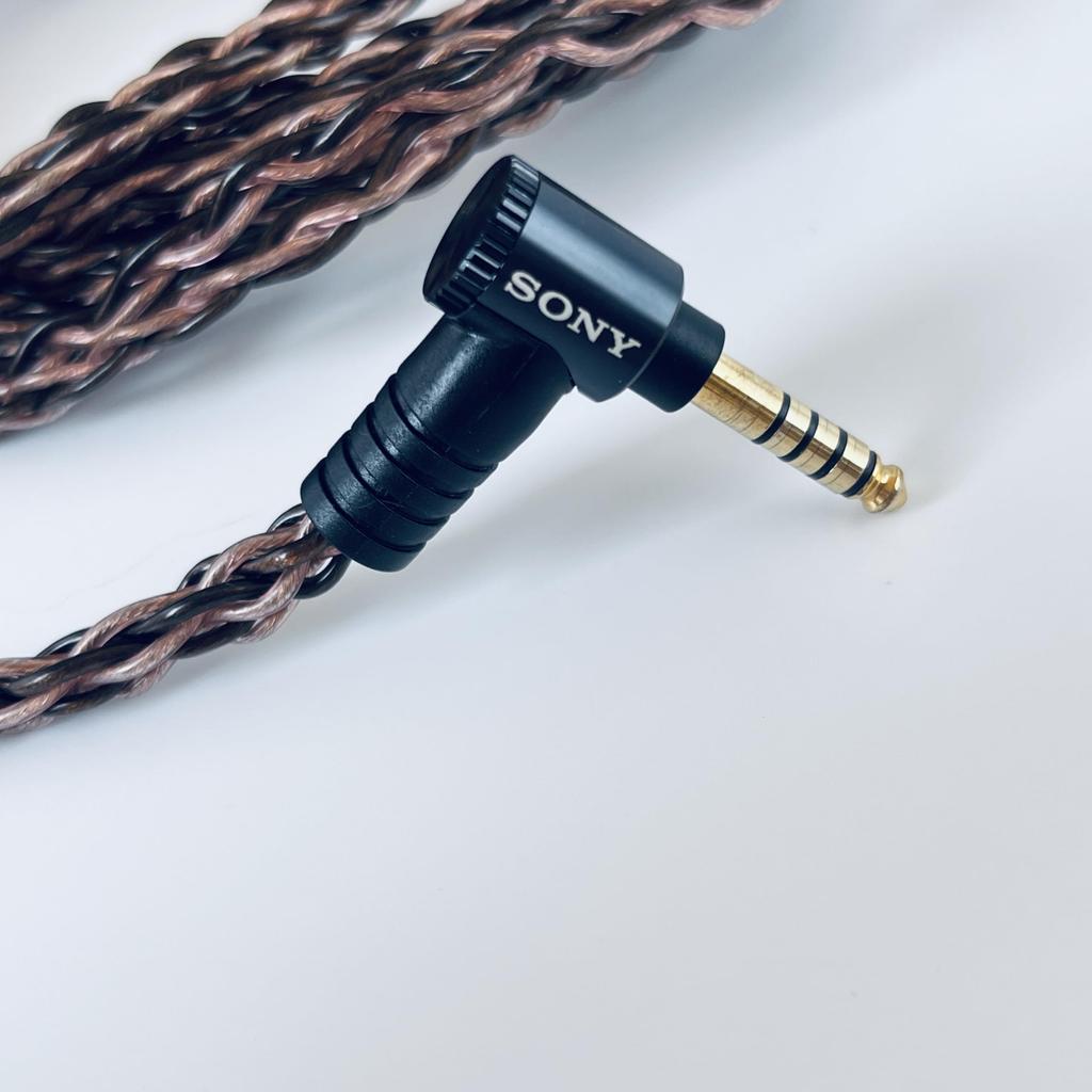 Sony Re-cable Earphone and Headphone MUC-B20SB1 4.4mm Balanced 5-Pole to Mini Plug 3-Pole x2
