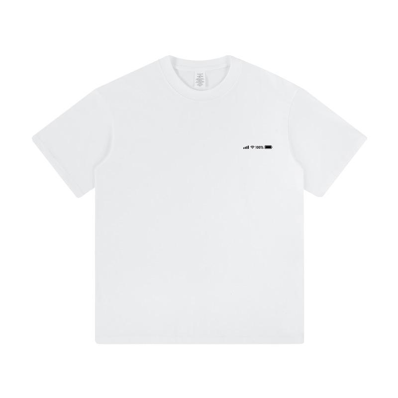 2024 Summer Retro American Pure Cotton Unisex T-Shirt - Loose Short Sleeve Base Layer