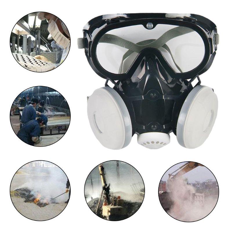 Buy Industrial Dustproof Mask Anti-dust Anti-Toxin Goggle Eyes Nose ...