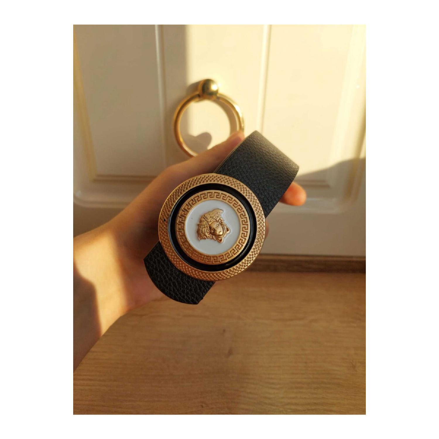 

Vrs фигурный двусторонний пояс унисекс и джинсовый ремень 4 см