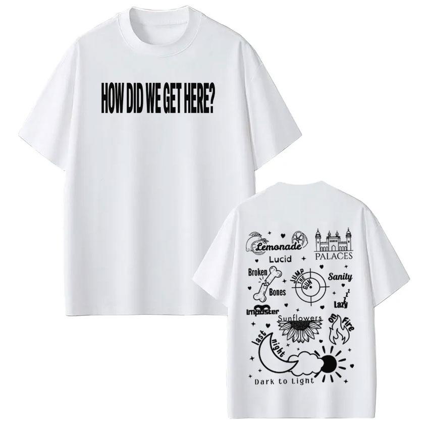 Singer Louis Tomlinson How Did I Get Here Tour 2026 Print Unisex Comfortable and loose Unisexs and Womens Tshirts