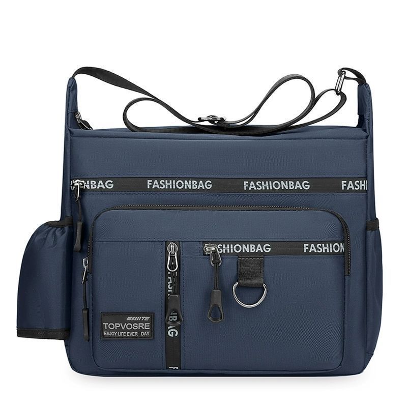 Men Casual Large Capacity Messenger Bag With Oxford Fabric For Business Travel