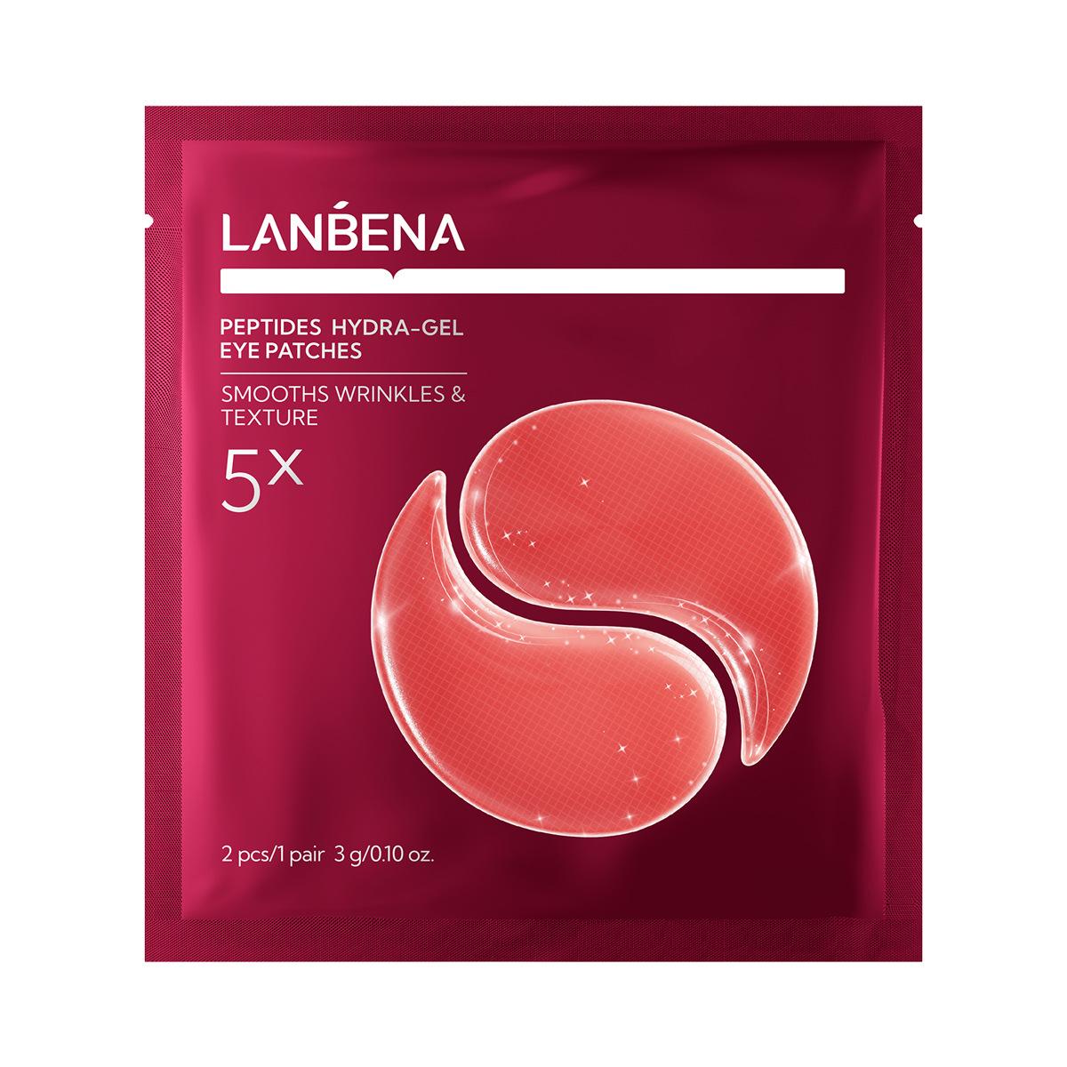 LANBENA 24K Gold Eye Mask: Moisturizing, Retinol, & Vitamin C, 1 Pair.