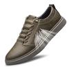 Luxusschuhe für Herren Marke Schwarz Echtes Leder Oxford Schuhe Hohe Qualität Bequeme Freizeitschuhe Herren Schnürschuhe Flache Sneakers