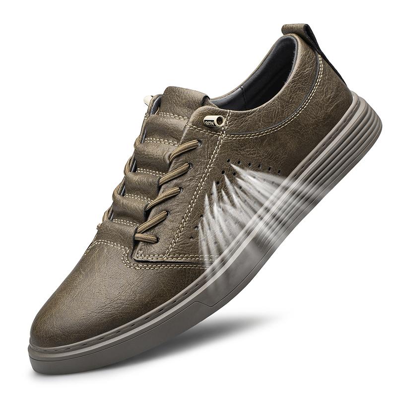 

Luxury Shoes for Men Brand Black Genuine Leather Oxford Shoes High Quality Comfortable Casual Shoes Men s Lace Up Flat Sneakers 47