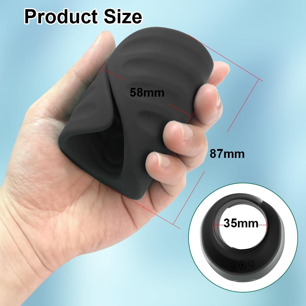 Automatic Man Masturbator Ejaculation Delay Glans Trainer Penis Stimulater Massager Male Vibrator Sex Machine for Men