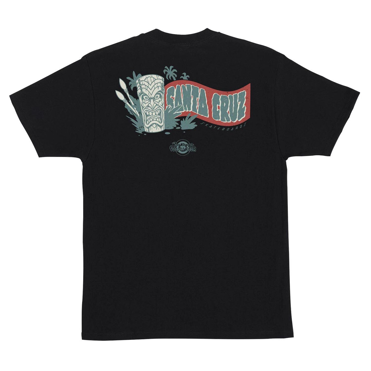 Santa Cruz Skateboards Shirt Roskopp Voodoo Room Black 2XL