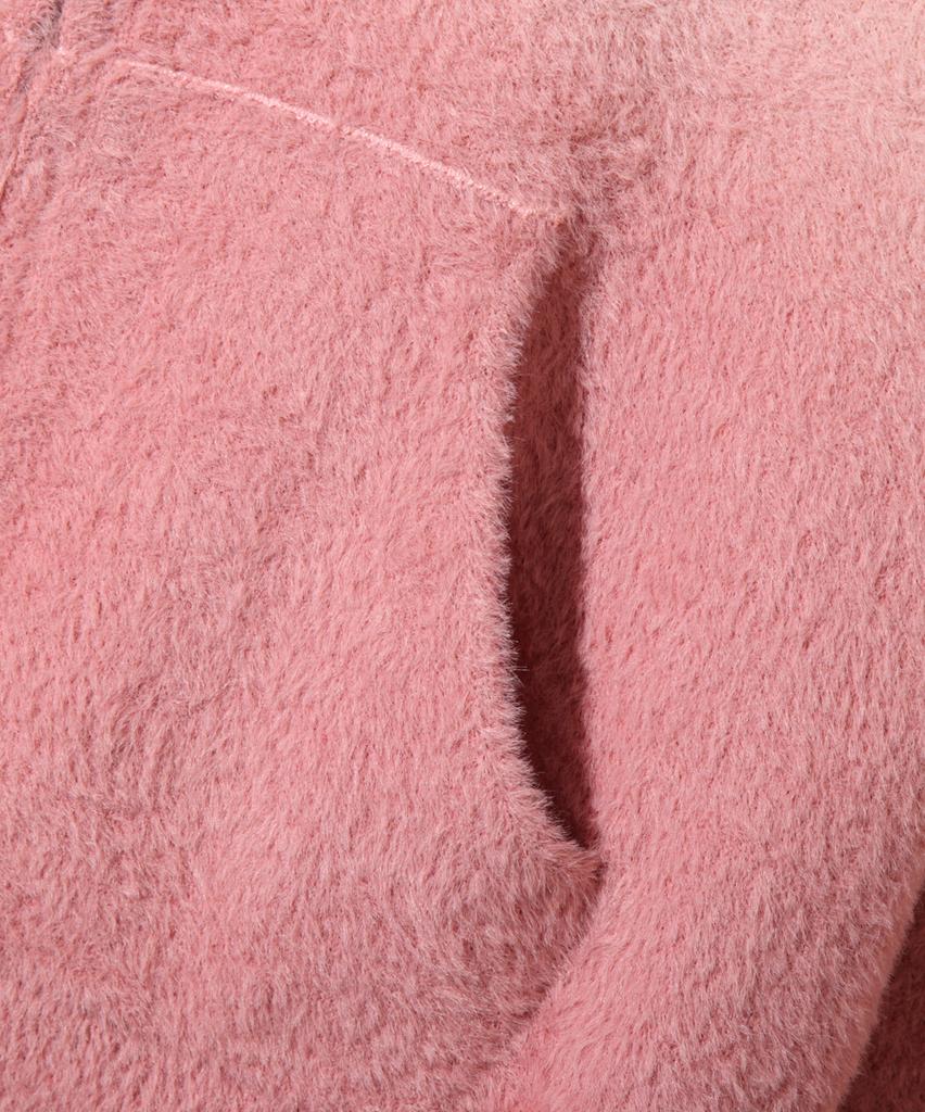 Dimiteulibeullaeg 2Way Essential Gradient Hairy Zip-Up Hoodie_Pink