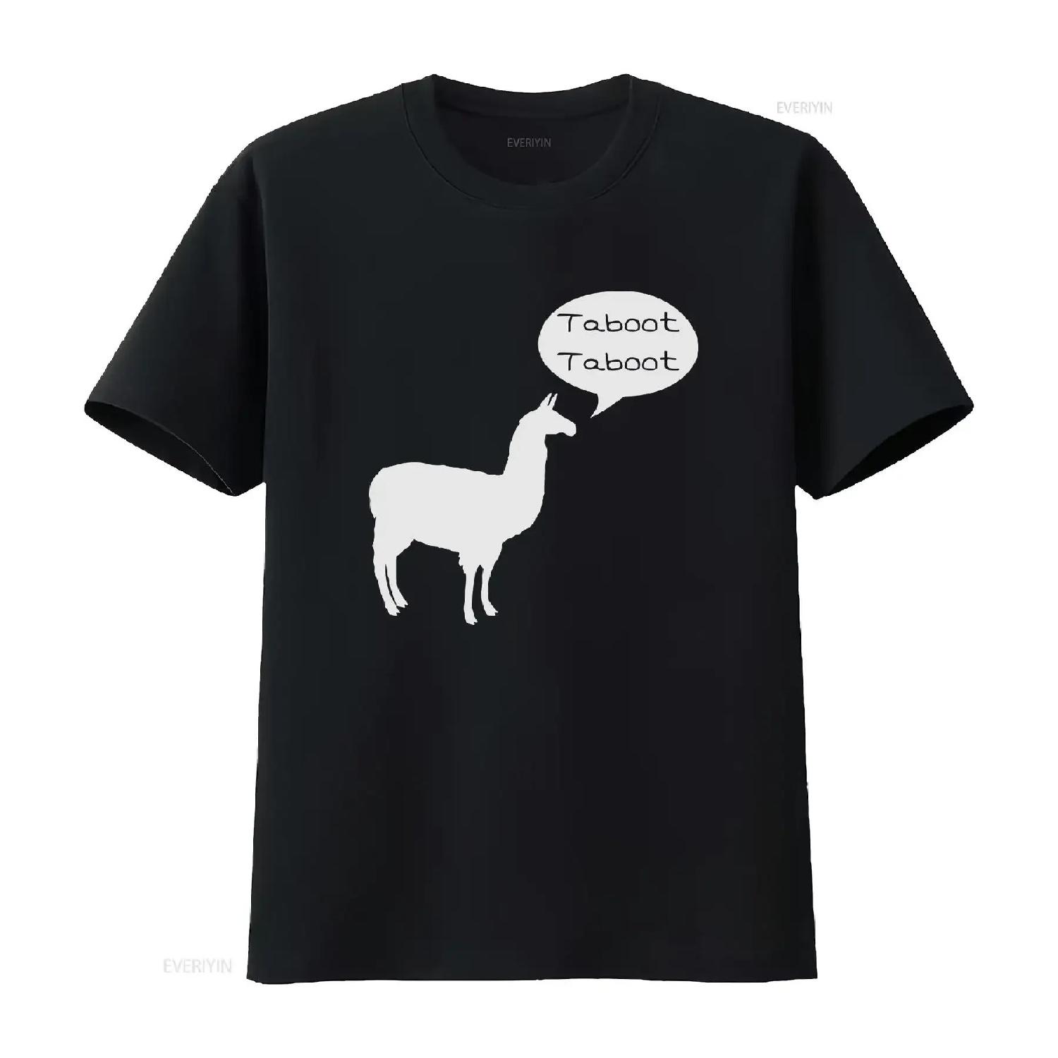 

Phish Llama Taboot T Shirt vintage Washed designer clothes Stretched Unisex graphic fashion Slightly Soft streetwear S чёрный