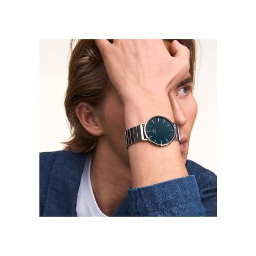 Daniel Wellington DW Classic Piano S Brushed Arctic Men's Watch, Automatic, Brand Name, for Men in Their 20s, 30s, 40s, and 50s, a Cool and Stylish Gi