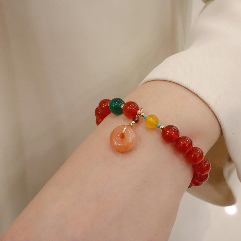 Natural agate braceletfashion women daily jewelry gift
