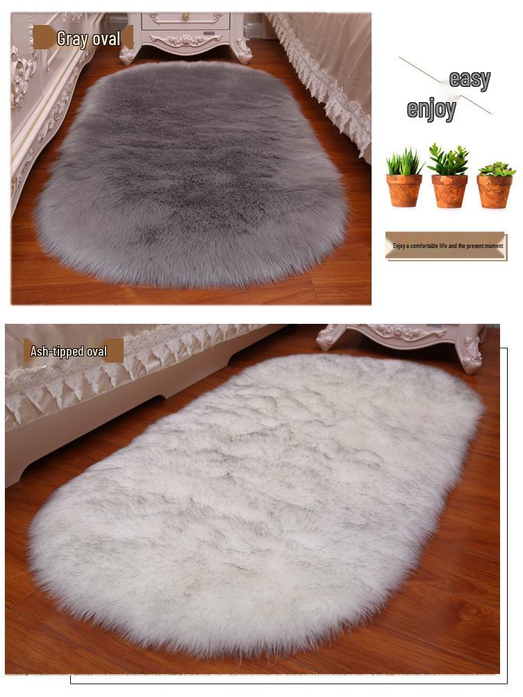 Australian Imitation Wool Long Pile Rug for Living Room, Bedroom, or Bay Window