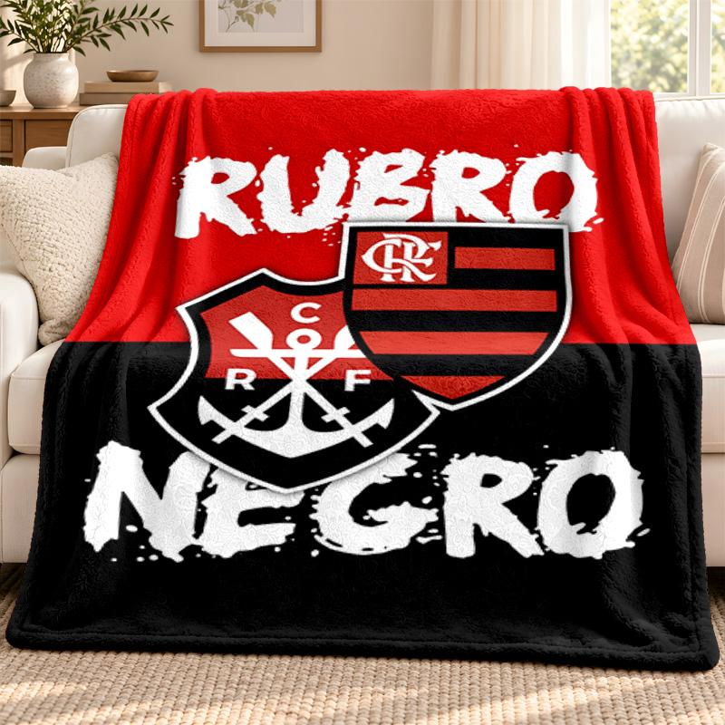 CR Flamengo blanket Flannel Blanket Soft Cozy Plush Throw for Sofa Bed Lightweight Home Decoration Outdoor camping
