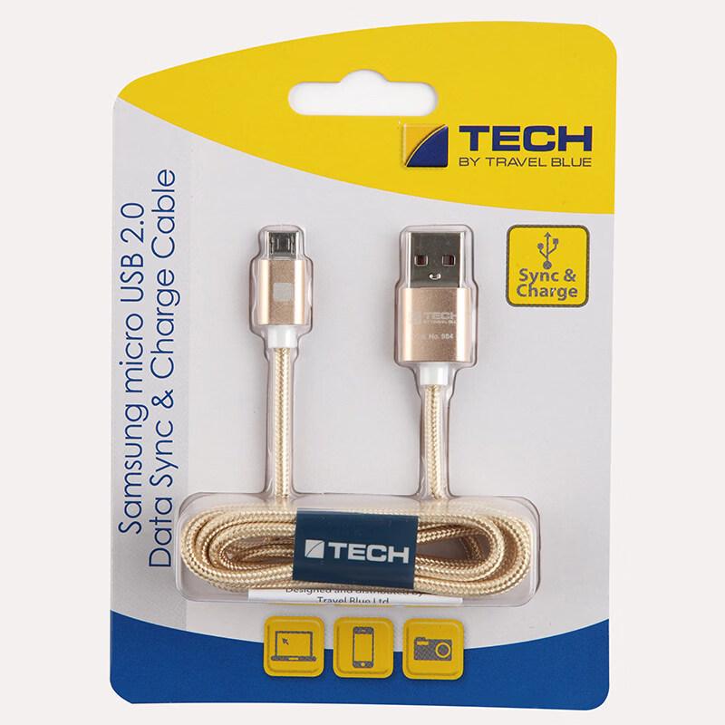 Travel Blue Micro USB 2.0 Charging Data Cable