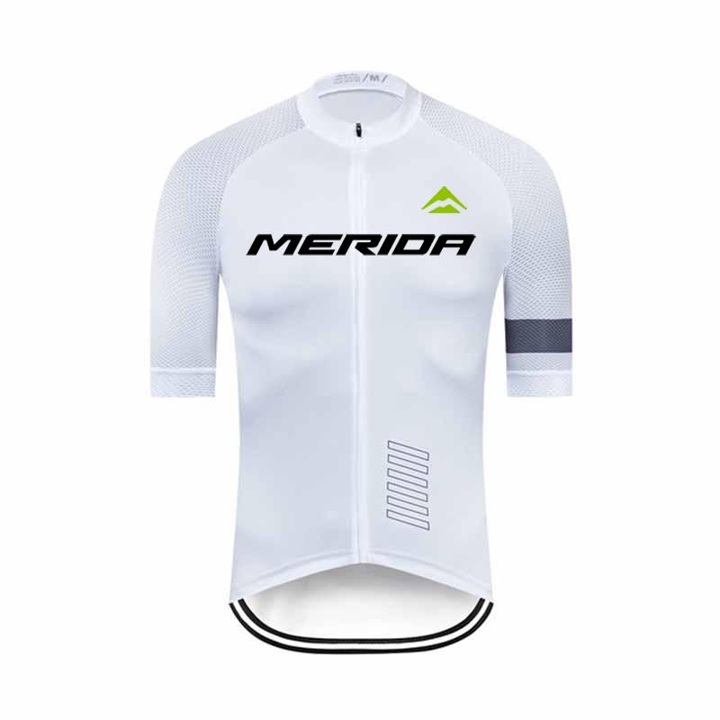 Men Summer Merida Short Sleeve Cycling Jersey Set MTB Maillot Ropa Ciclismo Bicycle Wear Breathable Cycling Clothing