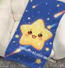 Cute Starry Sky Beach Towel Patterned Sunscreen And Windproof Suitable For Swimming Pool Camping Travel Blanket