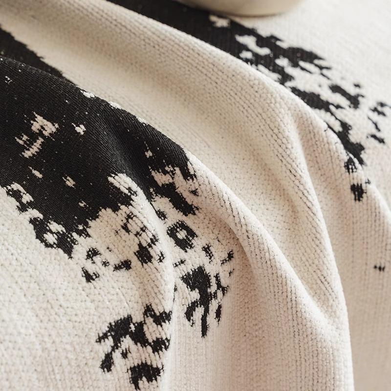 Chenille Sofabezugstoff, Universelles Sofa-Handtuch für alle Jahreszeiten, Beliebte neue Anti-Katzenkratz-Sofa-Decke Kissen