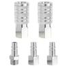 5pcs 300PSI Industrial Air Connect Fitting 1/2in NPT Pneumatic Tool Adapter  Air Compressors