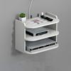 Strong Load-Bearing 2 Layer Wall Shelf 2/3 Layers WiFi Router Storage Holder  Bedroom