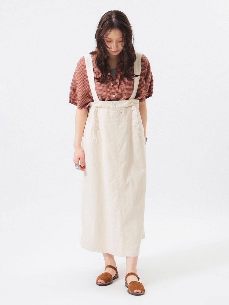 Beams Boy Women's O.C/Twill_Mrn_OP Dress, Natural Free, 13260206791