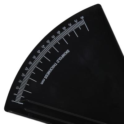 Measuring Tape 0-80mm Body Fat Measure Tester Analyzer Sebum Caliper Clamp Shaped Ruler Skinfold Test Instrument