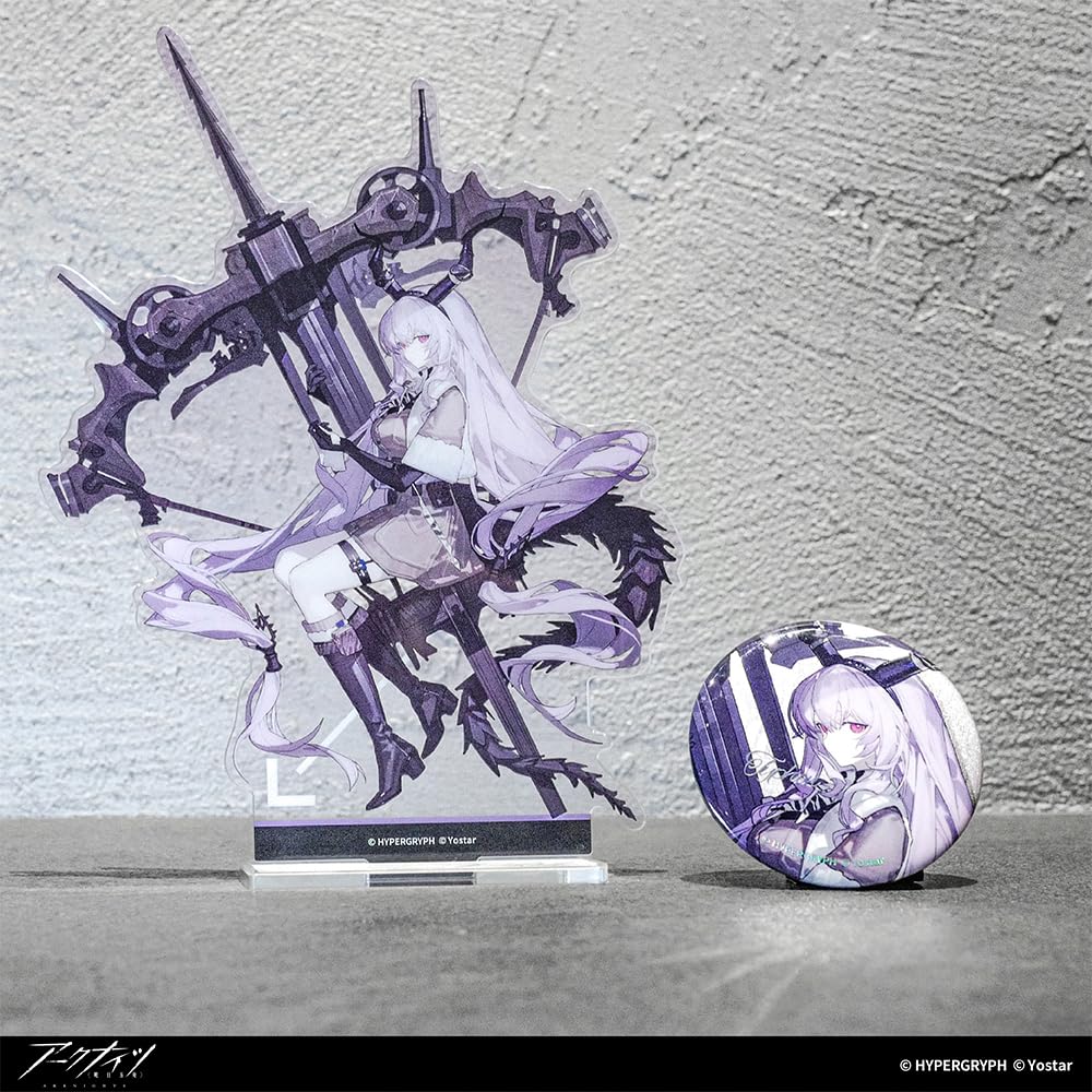 Arknights 5th Anniversary Fes. Integrated Strategy Commemorative Set "Guide to the Future" Typhon Acrylic Stand & Can Badge