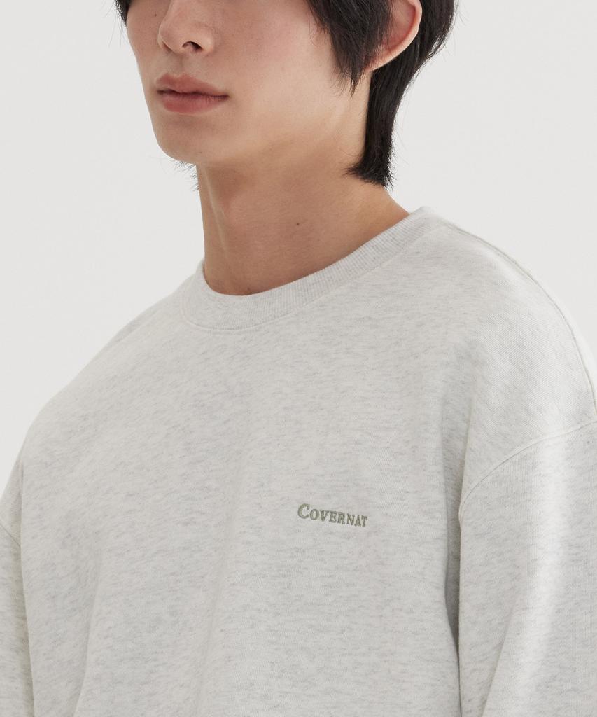 COVERNAT Small Authentic Sweatshirt Oatmeal