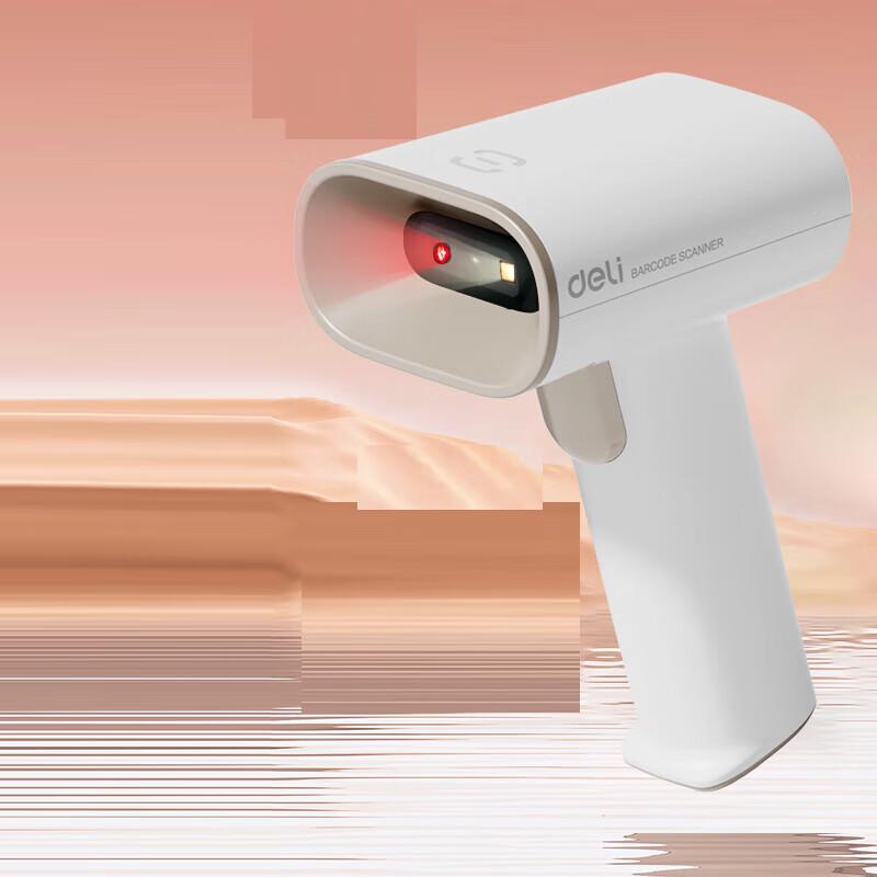 Deli AA002W Handheld Barcode Scanner