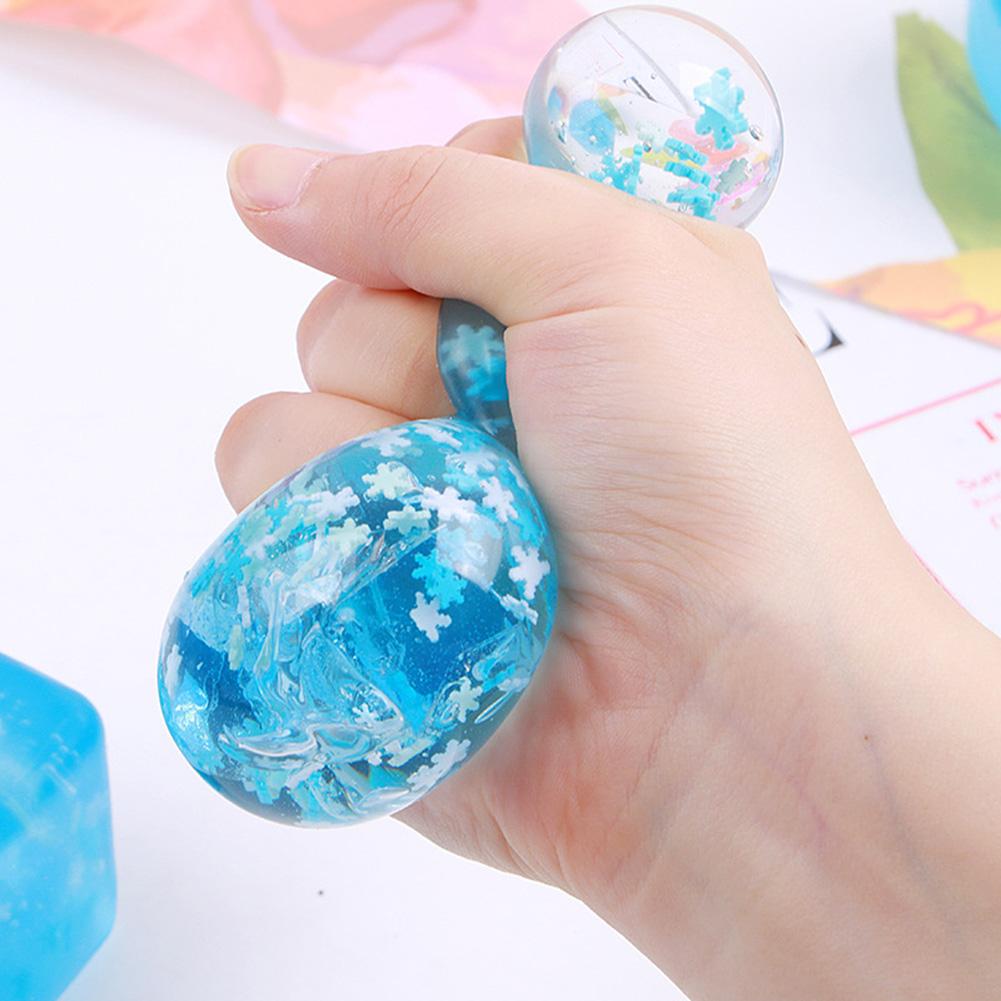 Ice Cube Squeeze Toy Creative Mini Anxiety Relief Toy Versatile Soft Squeeze Stretch Toy for Adults Stress Relief
