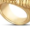 Anello da Uomo Leone Africano Placcato Oro 18K Stile Hip Hop con Decorazione Brillante di Diamanti