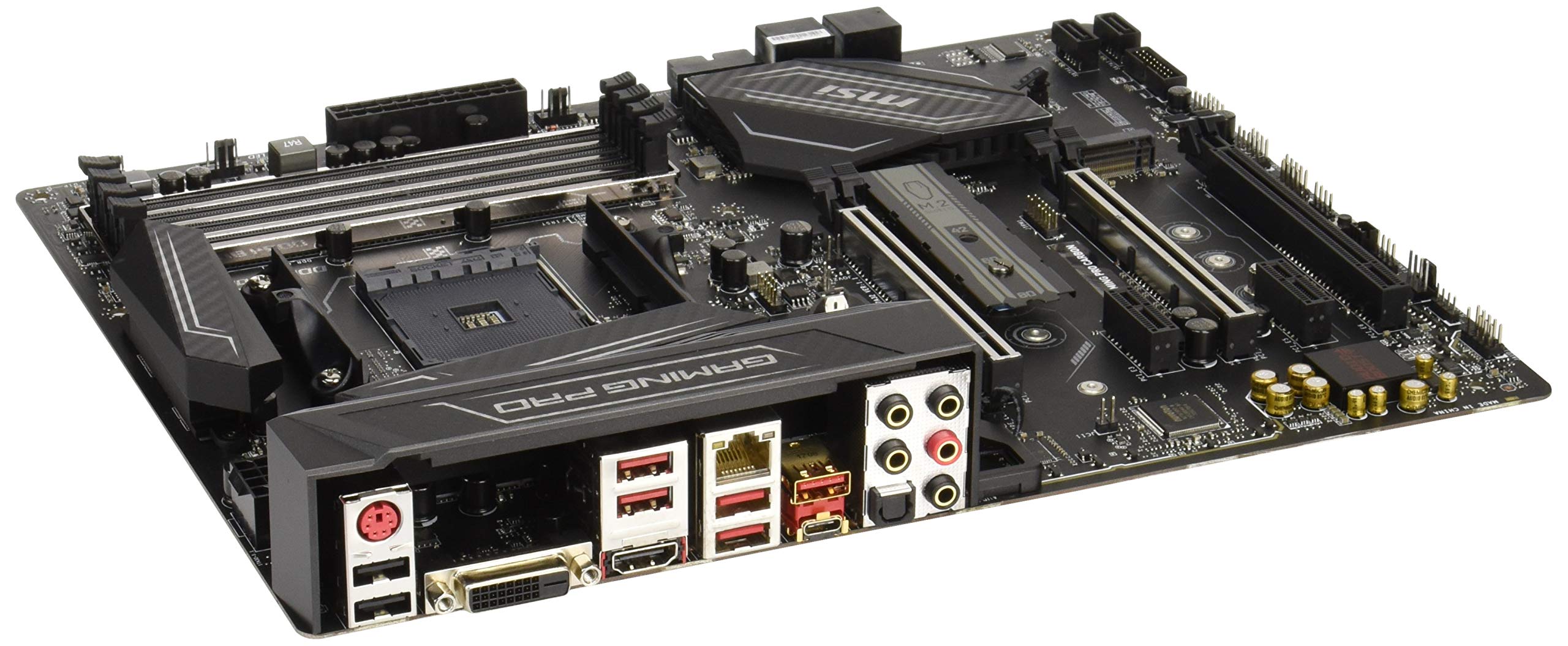 

MSI X370 GAMING PRO CARBON ATX gaming motherboard RYZEN compatible socket MB3907 [AMD AM4]