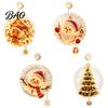 Santa Claus Window Light Christmas Suction Cup Light, Xmas Tree Glass Mirror Hanging Snowman Ornament, Holiday Party Acrylic Decor Soft Glow