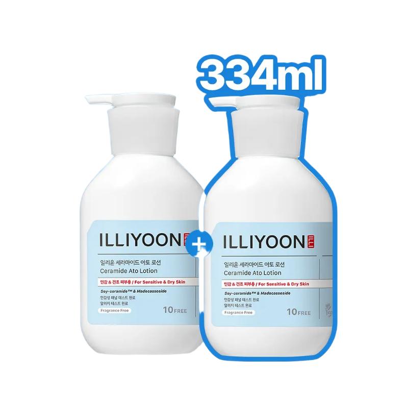 

ILLIYOON Ceramide Ato Lotion Moisturizing Skin Barrier Care Set 334ml x2