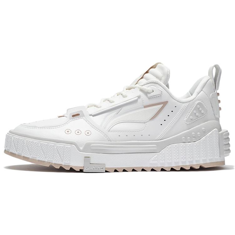 

New LiNing Lightweight Low Top Skateboard Shoes Men s White AGCS075-3 40