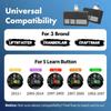 2 Pack Garage Door Remote Control Garage Door Opener Plastic Remote Suitable for Various Models with Secure Coding